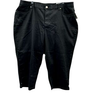 Catherine Sateen Capri Jeans Woman Plus 24W